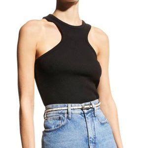 NWT XS AGOLDE Black Bea Cutout Tank Top